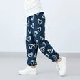 thumbnail image 4 of Drmagiyhm Boys Sweatpants Casual Lightweight Pants Loose Baggy Sweat Pants Solid Color Open Bottom Joggers Athletic Dark Blue 11-12 Years, 4 of 4