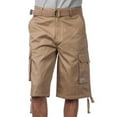 thumbnail image 6 of Pro Club Men's Cotton Twill Cargo Shorts With Belt, 6 of 8