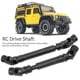 thumbnail image 3 of Eje de transmisión de acero inoxidable RC, 2 piezas de 90-125 mm, eje de transmisión de estrías múltiples de acero para Defender RC Car, 3 of 5