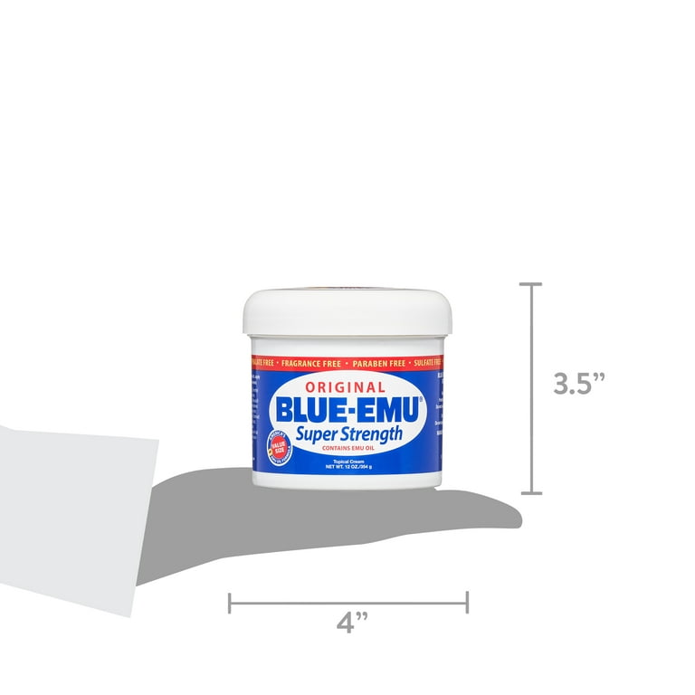 Blue-Emu Topical Cream, Super Strength, Original, Value Size - 12 oz