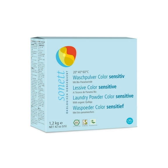 Sonett Organic Laundry Powder for Colors Sensitive 42oz - Pack of 1
