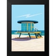 thumbnail image 2 of ARCTIC FRAME 11x14 Black Modern Framed Museum Art Print Titled - dipsouth beach, 2 of 5