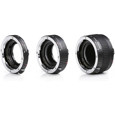 UPC: 0604888901512 | Movo Photo AF Macro Extension Tube Set for Olympus EVOLT Four-Thirds Mount DSLR Camera with 12mm  20mm & 36mm Tubes (Metal Mount)