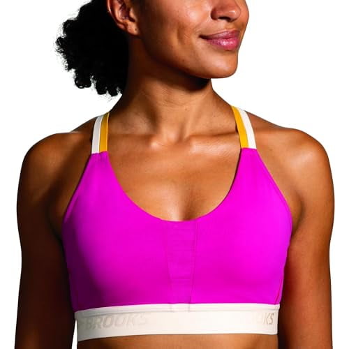 Brooks Women's Plunge 2.0 Sports Bra - Mauve/Sand/Sundial - XL