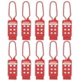 thumbnail image 2 of Tagout , 10PCS Red Lock Hasp  Lockout Hasp  For Industrial Equipment Maintenance, 2 of 8
