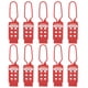 thumbnail image 2 of Cerradura De Cerrojo De Etiquetado, Cerrojo De Bloqueo Rojo De Nailon Aislante Cerrojo De Bloqueo De Seguridad 10 Piezas Para Sitios De Construcción, 2 of 7