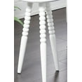 thumbnail image 5 of Silverwood Pure White Side Table - Compact & Chic Accent -  14" x 14"x 23", White, 5 of 6