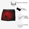 thumbnail image 6 of Kll Spider On The Web Men'S Cotton Boxer Briefs Underwear-Large, 6 of 9