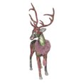 thumbnail image 2 of Northlight 23" Floral Sequin Embellished Standing Deer Christmas Figure, 2 of 3