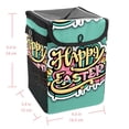 thumbnail image 5 of Easter Foldable Car Garbage Can with Lid, Leak-proof, Hanging Storage Bag - Trash Can for Car, Car Trash Can, 5 of 6