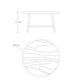 thumbnail image 2 of Mesa de Comedor para 6 Personas ilios innova London estilo esandinavo redonda, 2 of 8