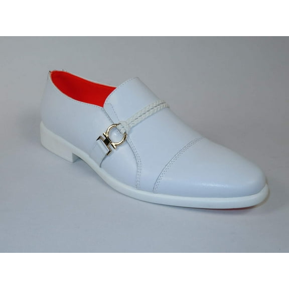 Men's Shoes The Cuban L TAYNO Leather Cap Toe Loafer White