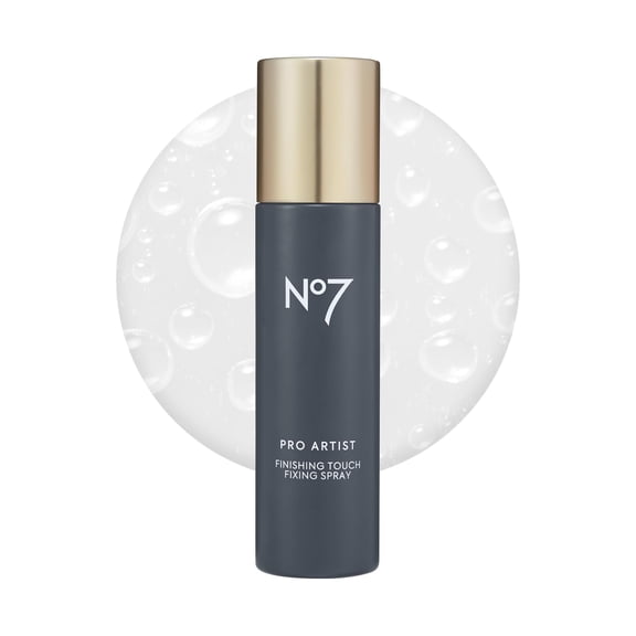 No7 Pro Artist Finishing Touch Setting Spray - Long-Lasting Finishing Spray for Face Makeup - Leaves a Radiant, Blurred, and Hydrated Finish (2.7 Fl Oz)