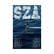 Sza Poster Tour Dates 2023 Music Album Cover Posters Prints Bedroom Decor for Wall Art Print Gift Home Decor Unframe Poster 12x18Inch 30x46cm