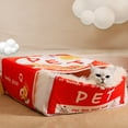 thumbnail image 2 of relayinert Snack box, cat bed, cat bed, rectangular safety season universal cat Red M, 2 of 6