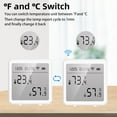 thumbnail image 2 of WiFi Hygrometer Thermometer Wireless Temperature Humidity Monitor with App Alerts Indoor Outdoor Temperature Humidity Sensor Compatible with Alexa Google Assistant for Greenhouse Cellar, 2 of 9