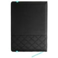 thumbnail image 6 of Elegant Journal Notebook, 80 Pages, Lined Paper, Microfiber Cover, Elastic Closure, Sweda - Teal, 6 of 6