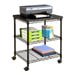 thumbnail image 3 of Safco 3-Tier Deskside Printer and Office Supplies Stand with Wheels for Mobile Storage for Home, 3 of 5
