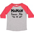 thumbnail image 3 of Inktastic Mamaw Loves Me Grandchild Girls Toddler T-Shirt, 3 of 5