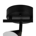 thumbnail image 5 of Catalina Lighting Alsy 19"W 3-Light LED Track Bar Modern Light Fixture, Matte Black with Frosted Acrylic Shades, 5 of 5