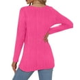 thumbnail image 4 of Fantaslook Long Sleeve Shirts for Women Crew Neck Casual Tunic Tops Lightweight Pullover, 4 of 8