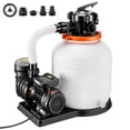 thumbnail image 1 of KFFKFF FlashPure Sand Filter Pump, 14 in for Above Ground Pool, 0.75 HP 3500 GPH, Swimming Pool Filter System with Timer, 6X Faster Filtration, Leak-Resistant, 1 of 9
