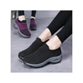 thumbnail image 5 of Harsuny Women's Walking Shoes Slip-on - Sock Sneakers Ladies Nursing Work Air Cushion Mesh Casual Running Jogging Shoes, 5 of 5