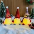 thumbnail image 1 of Muñecas Navideñas De Poliéster Gnomo navideño de peluche luminoso de 29x16cm, Papá Noel con gorro, decoración festiva para mesa de interior, gris, 1 unidad Rkxzt, 1 of 8