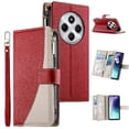 thumbnail image 4 of Funda cartera GANGXUN para Xiaomi Redmi 14C 4G , cuero PU con tarjetero, cremallera, correa de mano, soporte y protección 1055°, 4 of 6