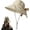 Beige, variant on Wide Brim Hats for Woman Foldable Hats Sun Hats for Women uv Protection Bowknot Bucket hat Adjustable hat with Ponytail Hole