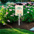 thumbnail image 5 of Eveokoki Weed Are Wonderful Sign With Stake Yard Sign 8x12inch Waterproof Lawn Yard Prop Decorations,Outdoor Aluminium Décor Garden Grass Wildflowers Stake Set, 5 of 6