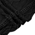 thumbnail image 6 of Shawl Collar Long Sleeve Womens Pullover Sweater Turtleneck Poncho Sweater with Fringes Hem for Women, 6 of 9