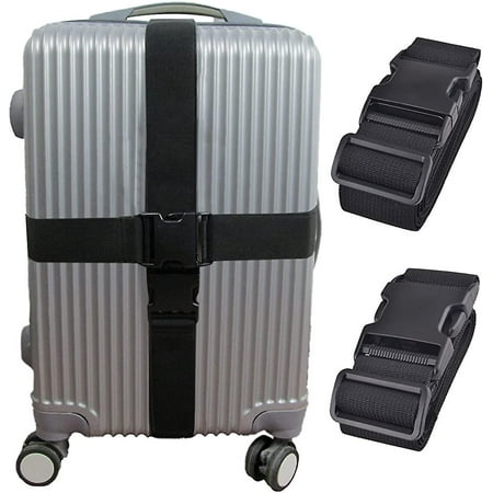 Sangle de bagage Sangles de valise Accessoires de voyage Ceintures de sac  Heavy Duty Réglable