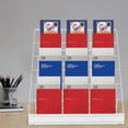 thumbnail image 2 of Miumaeov 6 Tier Wire Countertop Rack Comic Book Holders Wide Wire Magazine Rack Tabletop Display Stand for omics, Brochures, Cards, 2 of 11