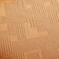 thumbnail image 3 of Geometric Fret Cotton Jacquard Matelasse Scalloped Bedspread Set , Twin, Salmon by Blue Nile Mills, 3 of 6
