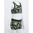 thumbnail image 2 of HULIJA Baby Girls Bikini Sets Racer Back Tank Top with Boy Shorts Beachwear Summer Swimming Clothes Camouflage Green 14, 2 of 8