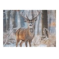 thumbnail image 5 of JRXY Deer Snow Forest Wooden Jigsaw Puzzle Challenging Difficult Wood Puzzles for Adults Gift for Family Friends 300 PCS, 5 of 6