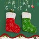 thumbnail image 5 of Weihnachts-Mini-Strümpfe, Packung mit 6 Schneeflocken-Prints mit Plüschmanschetten, eine klassische Strumpfdekoration Zhivalor CWY-0967, 5 of 5
