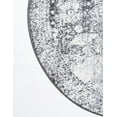 thumbnail image 6 of Unique Loom Bromley Collection Area Rug - Wells (3' Round Ivory/Gray), 6 of 6
