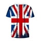 thumbnail image 5 of Fiudx Ofertas y Liquidaciones Moda Mujer Casual Día de La Independencia Impresión Blusa Manga Corta Camiseta Verano Encaje Tops, 5 of 5