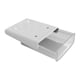 thumbnail image 1 of Caja de almacenamiento debajo de la mesa, cajón oculto, caja de acabado sin perforaciones, caja de almacenamiento de cajón pequeño para escritorio de dormitorio, 1 of 6