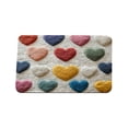 thumbnail image 6 of Tyidzon Valentine Door Mat 16x24 inch Valentines Heart Welcome Doormat Indoor Outdoor Entrance Floor Mats Non-Slip Washable Valentine Anniversary Wedding Home Decor Rug, 6 of 6
