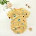 thumbnail image 2 of Otqutp Toddler Party Clothing Summer Thin Male And Female Baby Cute Cartoon Pattern Home Short Sleeved Rompers, 2 of 7
