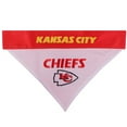 thumbnail image 4 of Pets First NFL Kansas City Chiefs Dog Bandana - Licensed, Reversible Pet Bandana - 2 sided Bandana, 4 of 5
