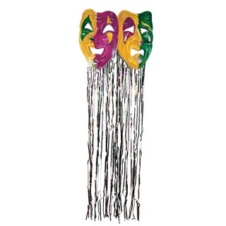 LONGRV 4 Pieces Mardi Gras Tinsel Garland 6.5Ft Festooning Garland Shiny  Hanging Decorations for Mardi Gras Decorations, Green Purple Gold Mixed  Color 