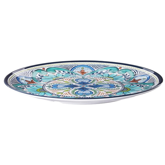 Certified International Talavera 14" Melamine Round Platter, Multicolor