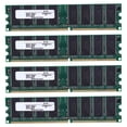 thumbnail image 1 of 4X 2,6 V DDR 400 MHz 1 Go Mémoire 184 Broches PC3200 de Bureau pour RAM CPU GPU APU Non-ECC CL3 Grad, 1 of 7