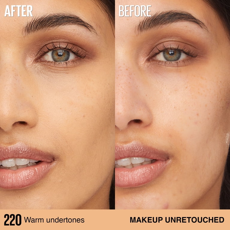 Maybelline Super Stay Lumi-Matte Foundation Makeup, 220, 1 fl oz