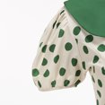 thumbnail image 5 of Karymi Summer Dresses for Women Retro Polka Dot Swing Midi Dress, Peter Pan Collar Bow Puff Short Sleeve Back Zipper Vintage Hepburn Party Sundress Spring Dresses for Women 2026, 5 of 8