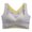 Grey, variant on Sports Bras for Women Crossover Front Cream Longline Womens Bra Light Support Womens Bras Yoga